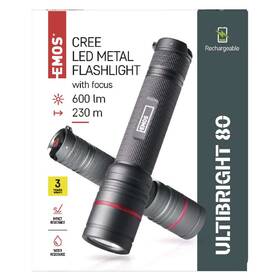 Svítilna EMOS Ultibright 80 P3180, 600lm šedá

 obrázek produktu 10 z 11