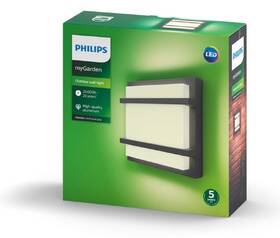 Nástěnné svítidlo Philips Petronia, LED, teplá bílá - antracitové 

 obrázek produktu 3 z 3