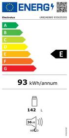 Chladnička Electrolux LRB2AE88S bílá barva

