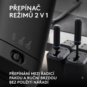 Řadící páka a ruční brzda Logitech G RS Shifter & Handbrake černá

 obrázek produktu 1 z 5