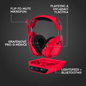 Headset Logitech G Astro A50 X Lightspeed Wireless + Base Station červený

 obrázek produktu 19 z 20