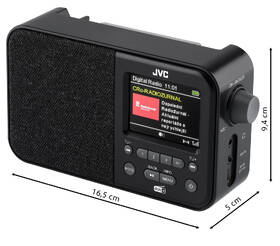 Radiopřijímač s DAB+ JVC RA-E516B-DAB černý

 obrázek produktu 1 z 12
