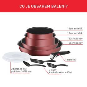 Sada nádobí Tefal L3989502, 10 ks 

 obrázek produktu 3 z 8