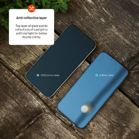 Tvrzené sklo FIXED Armor s Anti-dust aplikátorem na Apple iPhone 15 Plus/16 Plus černá barva
