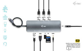 Dokovací stanice i-tec USB-C Metal Nano 4K HDMI LAN, PD 100 W + Charger 100W 

 obrázek produktu 3 z 7