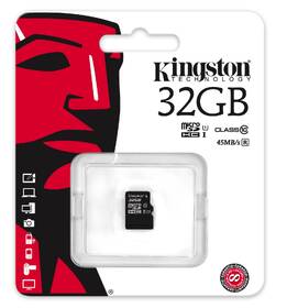 Paměťová karta Kingston 32GB UHS-I U1 (45R/10W) 

 obrázek produktu 2 z 2