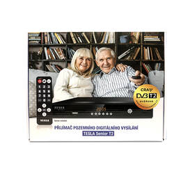 Set-top box Tesla SENIOR T2 černá barva

