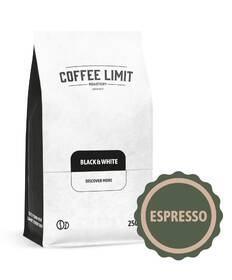 Káva zrnková COFFEE LIMIT Black & White 250 g 

 obrázek produktu 1 z 1