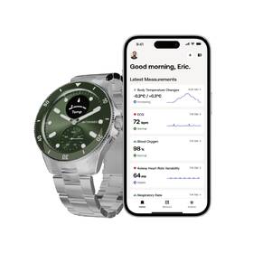 Chytré hodinky Withings Scanwatch Nova 42 mm stříbrné/zelené

 obrázek produktu 3 z 7
