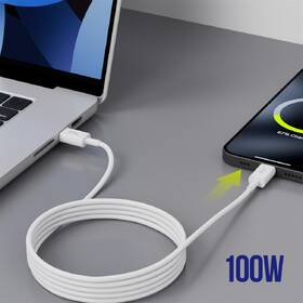 Kabel Allity AUC-03, 100W, USB-C/USB-C, 1m bílý

 obrázek produktu 4 z 5