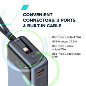 Powerbanka Canyon OnPower 600 PD65W 20 000 mAh šedá

 obrázek produktu 18 z 19
