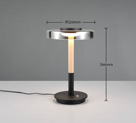 Stolní lampička TRIO CELESTE, LED černá

 obrázek produktu 4 z 4