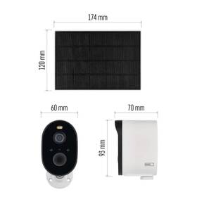 IP kamera EMOS GOSMART venkovní, Wi-Fi IP-1150 SNAP 5MPX bílá

 obrázek produktu 9 z 16