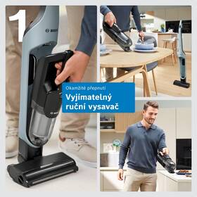 Tyčový vysavač Bosch BCH4SM28 Flexxo 28 Vmax modrý

 obrázek produktu 4 z 16