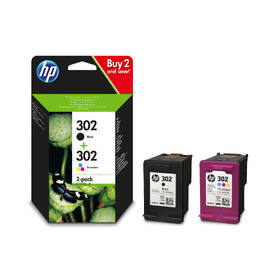 Inkoustová náplň HP 302, 165/190 stran vícebarevná

 obrázek produktu 1 z 5