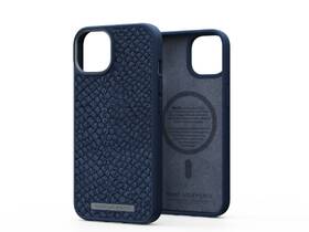 Kryt na mobil Njord Salmon Leather Magsafe na Apple iPhone 13/14 modrý

 obrázek produktu 3 z 6