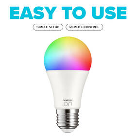 Chytrá žárovka Niceboy ION SmartBulb RGB E27, 12W 

 obrázek produktu 2 z 5