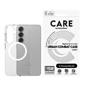 Kryt na mobil PanzerGlass CARE Urban Combat Qi na Samsung Galaxy S25 bílý/průhledný

 obrázek produktu 3 z 10