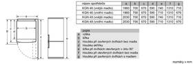 Chladnička s mrazničkou Siemens KG49NXI30 nerez
