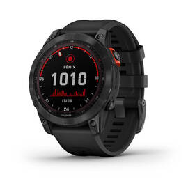Chytré hodinky Garmin fenix 7 Solar - Gray/Black Silicone Band 

 obrázek produktu 6 z 10
