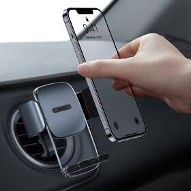 Držák na mobil Baseus Easy Control Clamp, do kulaté ventilační mřížky černý

 obrázek produktu 7 z 13