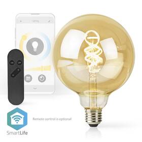 Chytrá žárovka Nedis SmartLife globe, Wi-Fi, E27, 360 lm, 4.9 W, Teplá - studená bílá 

 obrázek produktu 3 z 5