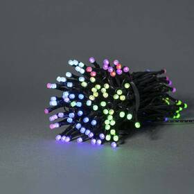 Vánoční osvětlení Nedis SmartLife LED, Wi-Fi, RGB, 168 LED, 20 m, Android / IOS 

 obrázek produktu 2 z 7