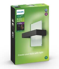 Nástěnné svítidlo Philips Afterglow, LED - antracitové 

 obrázek produktu 3 z 3