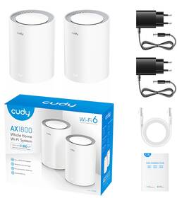 Komplexní Wi-Fi systém Cudy AX1800 (2-pack) bílý

 obrázek produktu 2 z 2