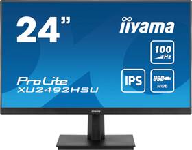 Monitor IIYAMA ProLite XU2492HSU-B6 černá barva
