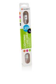 Kabel GoGEN USB/Lightning, 1m, oplétáný stříbrný

 obrázek produktu 5 z 6