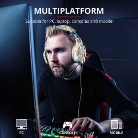 Headset Trust GXT 322D Carus - desert camo 

 obrázek produktu 9 z 10