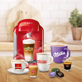 Espresso Bosch TAS1403 červená barva
