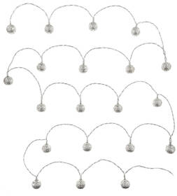 Vánoční osvětlení RETLUX RXL 272, girlanda s kuličkami, 20 LED, studená bílá 

 obrázek produktu 1 z 1