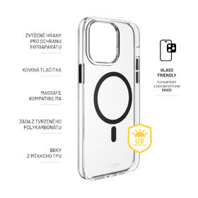 Kryt na mobil FIXED MagPurity s podporou MagSafe na Apple iPhone 14 Pro Max průhledný

 obrázek produktu 1 z 1