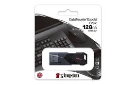 USB Flash Kingston DataTraveler Exodia Onyx 128GB USB 3.2 černá barva
