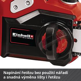Řetězová pila Einhell Professional GE-LC 36/35 Li - Solo (bez baterie) 4501780 

 obrázek produktu 7 z 9