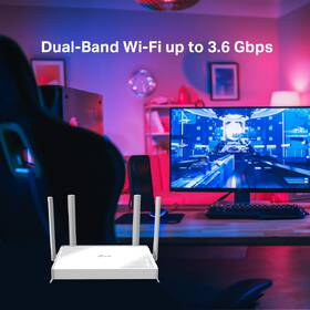 Router TP-Link Archer BE220W, WiFi 7 BE3600 bílý

 obrázek produktu 4 z 7