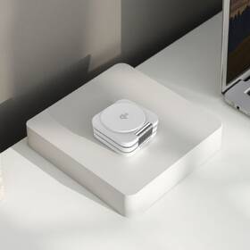 Bezdrátová nabíječka Cubenest EQ310 3v1 Qi2 s MagSafe (EQ310WT) bílá

 obrázek produktu 7 z 10