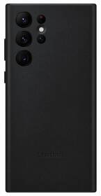 Kryt na mobil Samsung Leather Cover na Galaxy S22 Ultra černý

 obrázek produktu 1 z 4