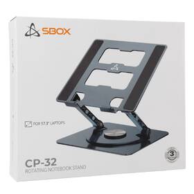 Podstavec pro notebooky SBOX do 17,3'', 360° rotace šedý

 obrázek produktu 7 z 7