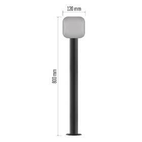 Venkovní svítidlo EMOS ZGE0C4L, 12,5 W, IP44, teplá bílá antracitové

 obrázek produktu 10 z 10