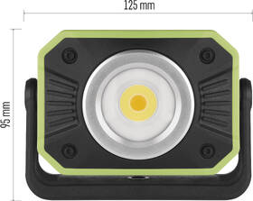 Svítilna EMOS COB LED nabíjecí pracovní reflektor 900 lm, 4400 mAh černá/zelená

 obrázek produktu 9 z 14