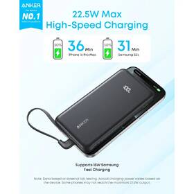 Powerbanka Anker Anker Zolo 10000mAh, 22,5W s kabelem USB-C bílá

 obrázek produktu 5 z 6