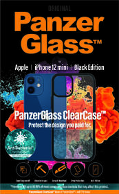 Kryt na mobil PanzerGlass ClearCase Antibacterial na Apple iPhone 12 mini černý/průhledný

 obrázek produktu 2 z 2