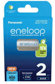 Baterie nabíjecí Panasonic Eneloop AAA, HR03, 800mAh, Ni-MH, blistr 2ks 

 obrázek produktu 2 z 4