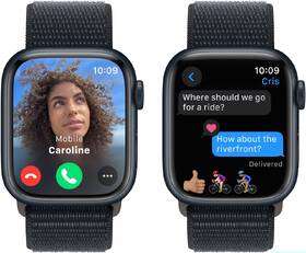 Chytré hodinky Apple GPS 45mm pouzdro z temně inkoustového hliníku - temně inkoustový provlékací sportovní řemínek 

 obrázek produktu 5 z 9