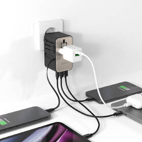 Cestovní adaptér Epico UltraBoost Universal GaN 70W titanový

 obrázek produktu 7 z 11