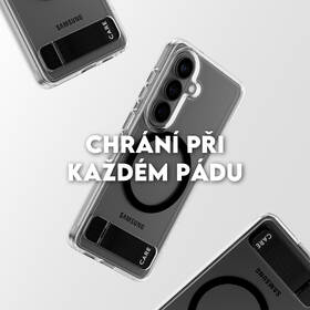 Kryt na mobil PanzerGlass CARE KickStand na Samsung Galaxy S26 černý/průhledný

 obrázek produktu 6 z 9