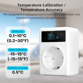 Chytrá zásuvka IMMAX NEO SMART s teploměrem (typ F), 16A, Wi-Fi bílá

 obrázek produktu 6 z 12